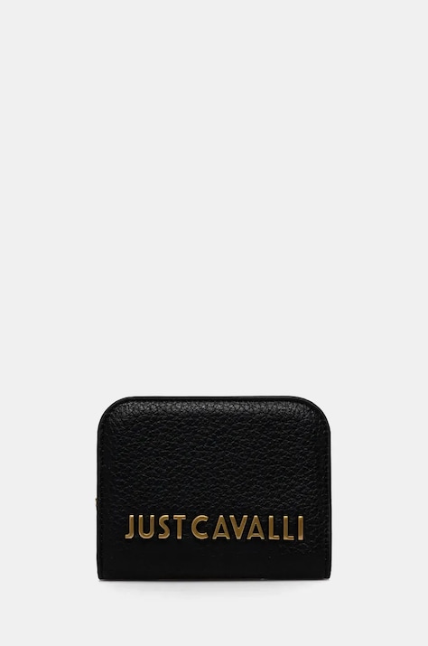 Just Cavalli portfel damski kolor czarny 77RA5PD3 ZSB22