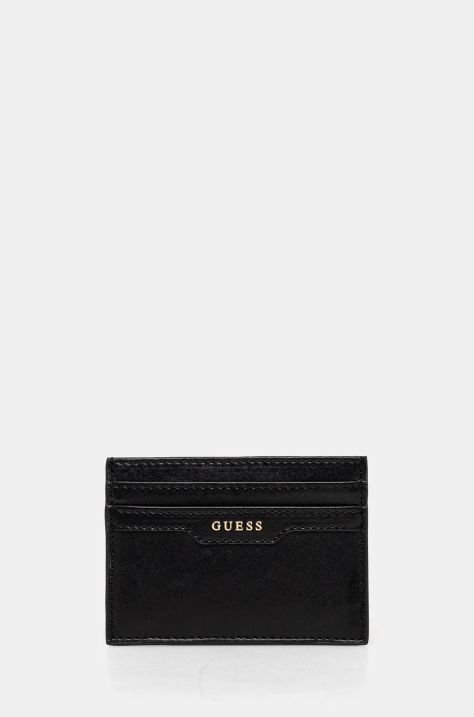 Guess portacarte in pelle colore nero RW1693 P4401