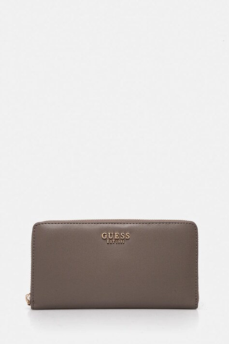 Peněženka Guess LAUREL hnědá barva, SWVC85 00163