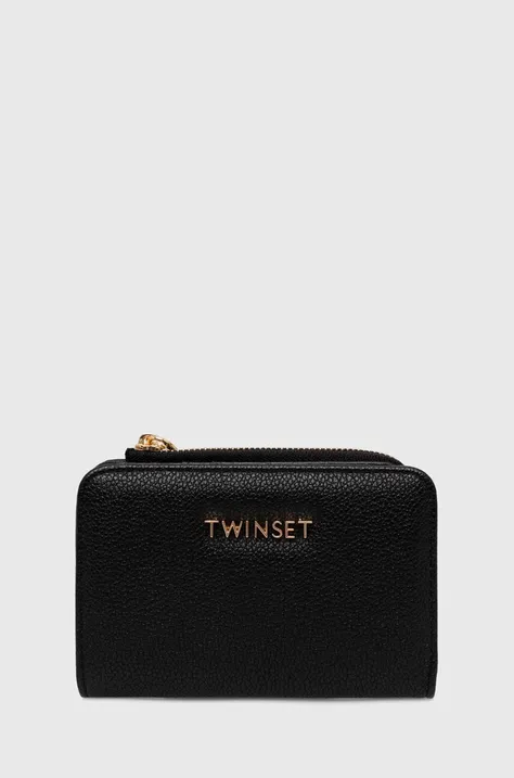Peňaženka Twinset dámska, čierna farba, 242TB7047