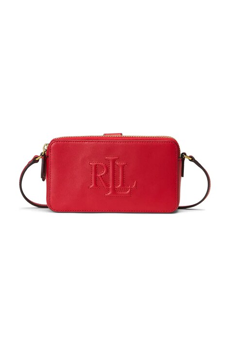 Lauren Ralph Lauren portofel femei, culoarea rosu, 432951475
