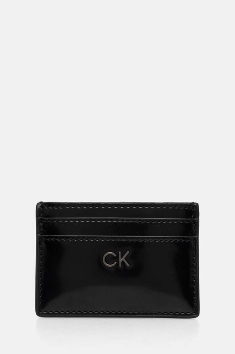 Калъф за карти Calvin Klein в черно K60K612428