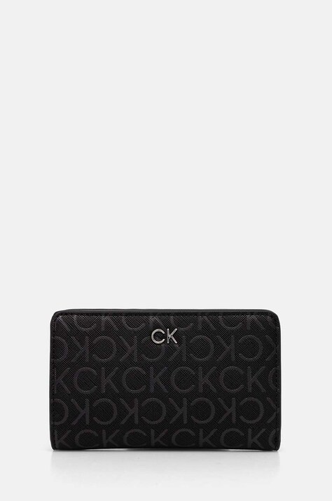 Calvin Klein portfel damski kolor czarny K60K612683