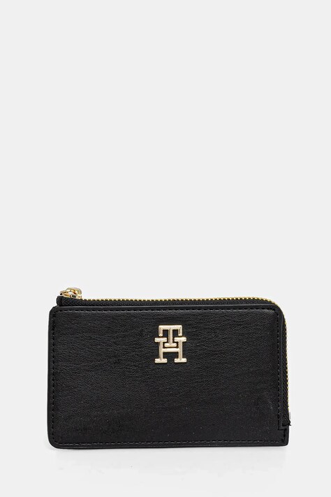Tommy Hilfiger pénztárca fekete, női, AW0AW17154