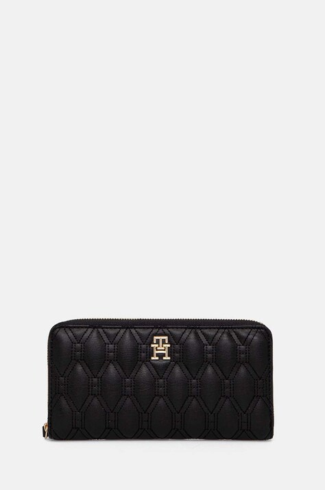 Tommy Hilfiger portfel damski kolor czarny AW0AW16578
