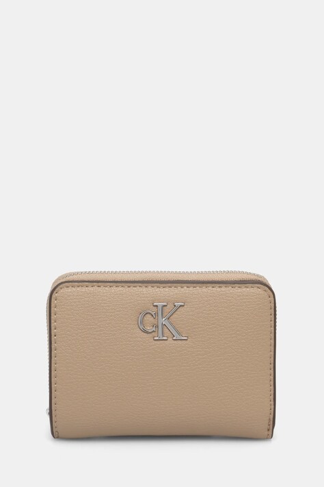 Calvin Klein Jeans portofel femei, culoarea bej, K60K612740