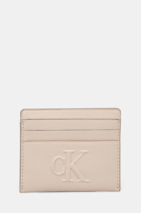 Calvin Klein Jeans card holder culoarea gri, K60K612747