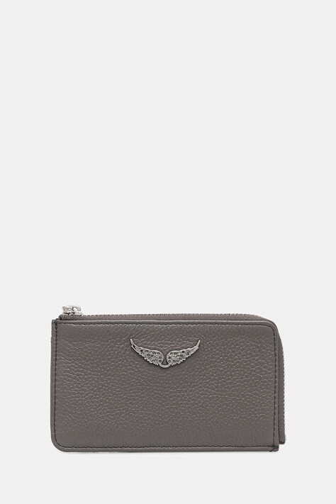ZADIG&VOLTAIRE portofel de piele femei, culoarea verde, LWSG00011