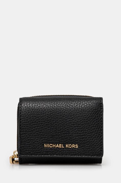 Шкіряний гаманець MICHAEL Michael Kors жіночий колір чорний 32S4G8ED8L