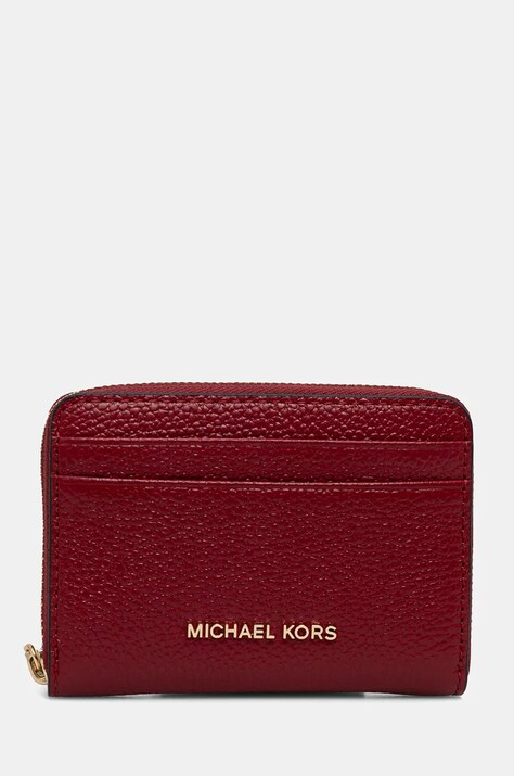 MICHAEL Michael Kors Portfel damski skórzany czerwony 32T4GJ6Z5L