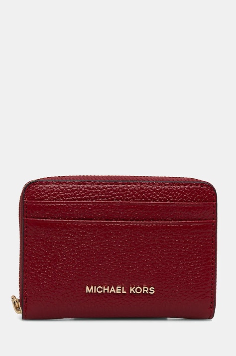 MICHAEL Michael Kors Portfel damski skórzany czerwony 32T4GJ6Z5L