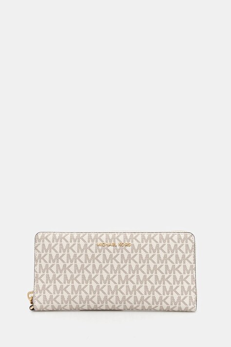 Peněženka MICHAEL Michael Kors béžová barva, 32F1GJ6E7B