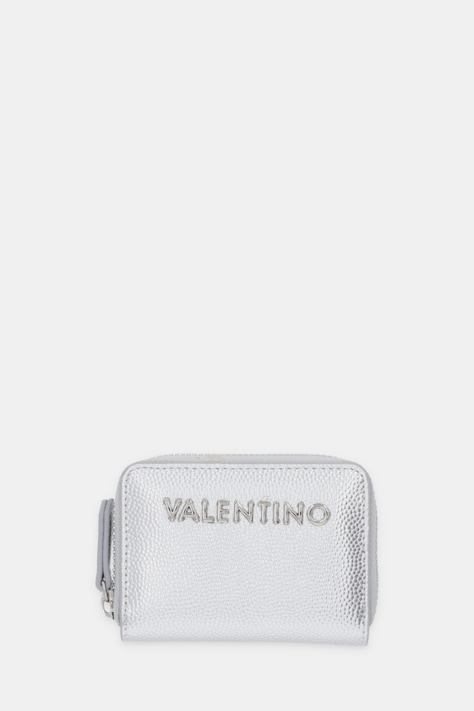 Valentino Bags portfel damski kolor srebrny VPS1R4139G