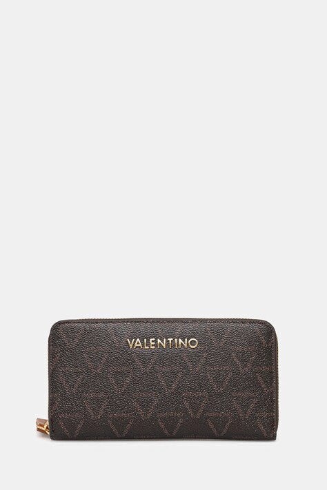 Peněženka Valentino Bags hnědá barva, VPS8GT155