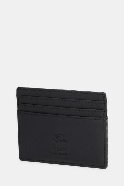 Guess etui na karty skórzane MITO kolor brązowy SMVELE LEA25