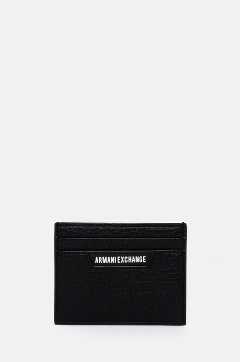 Чохол на банківські карти Armani Exchange колір чорний 958053 4F863