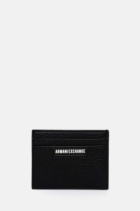 Armani Exchange card holder culoarea negru, 958053 4F863