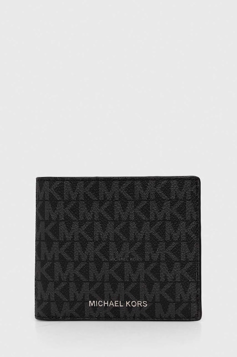 Michael Kors portofel barbati, culoarea negru, 39S4LHUF2B