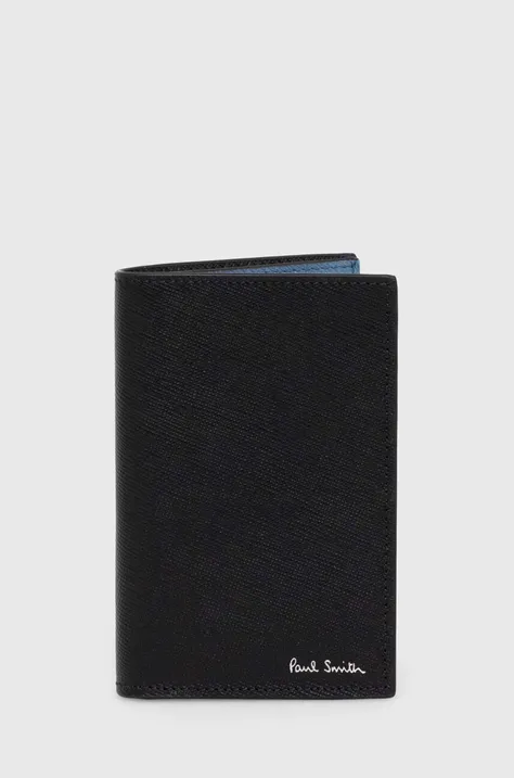 Paul Smith portfel skórzany męski kolor czarny M1A-4774-NMFUJI