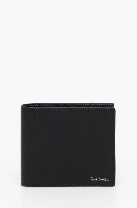 Paul Smith portfel skórzany męski kolor czarny M1A-4832-NMFUJI