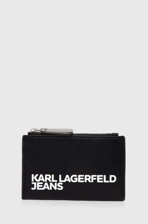 Karl Lagerfeld Jeans etui na klucze kolor czarny 245J3203