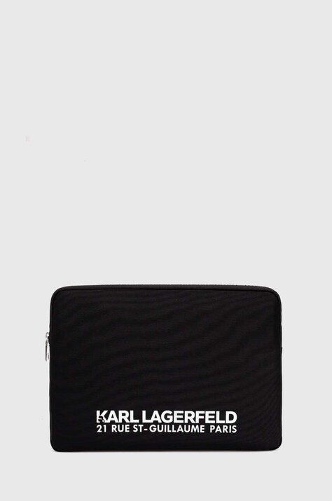 Karl Lagerfeld husa laptop culoarea negru, 245M3203