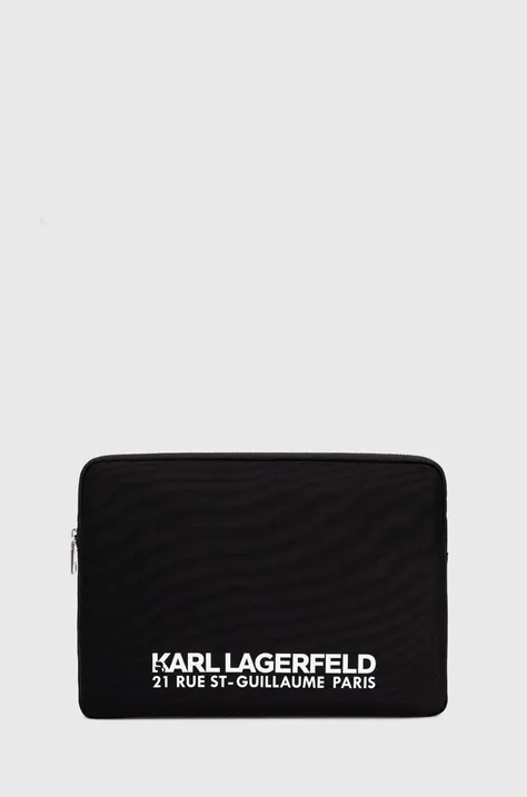 Obal na notebook Karl Lagerfeld čierna farba, 245M3203