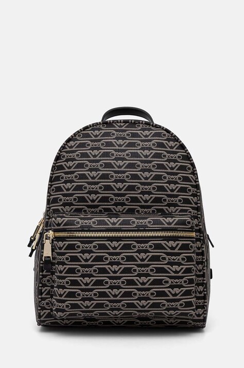 Emporio Armani rucsac femei, culoarea negru, mic, modelator, EW000372 AF11951