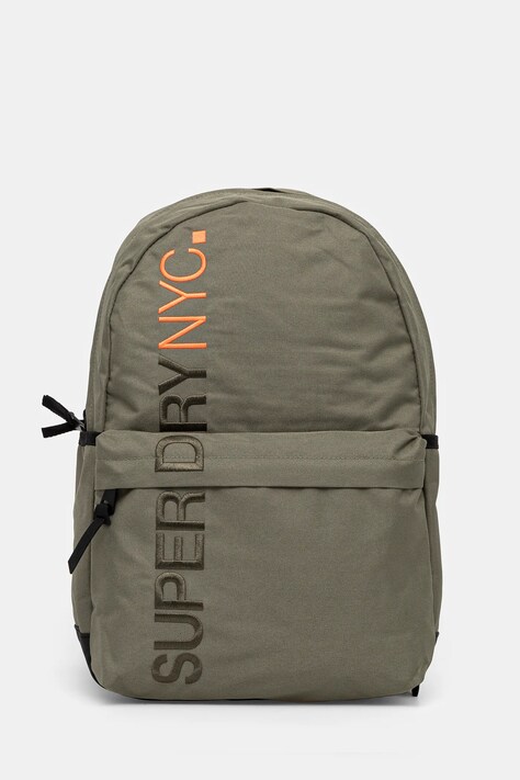 Superdry rucsac femei, culoarea verde, mare, cu imprimeu, W9110371A-VCH