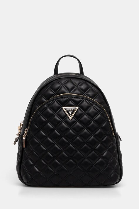 Guess rucsac femei, culoarea negru, mic, neted, HWQG87 48320
