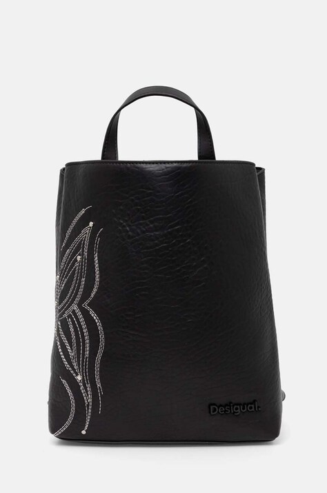 Раница Desigual GOODALL SUMY MINI в черно малък размер с апликация 24WAKP34