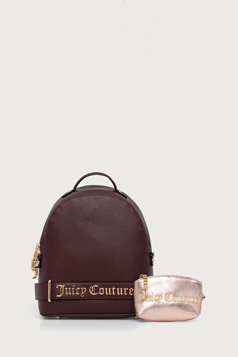 Juicy Couture Plecak damski z imitacji skóry Jasmine fioletowy BIJJM3061WVP