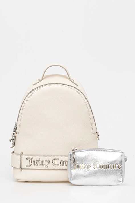 Juicy Couture rucsac Jasmine femei, culoarea bej, mic, cu imprimeu, BIJJM3061WVP000