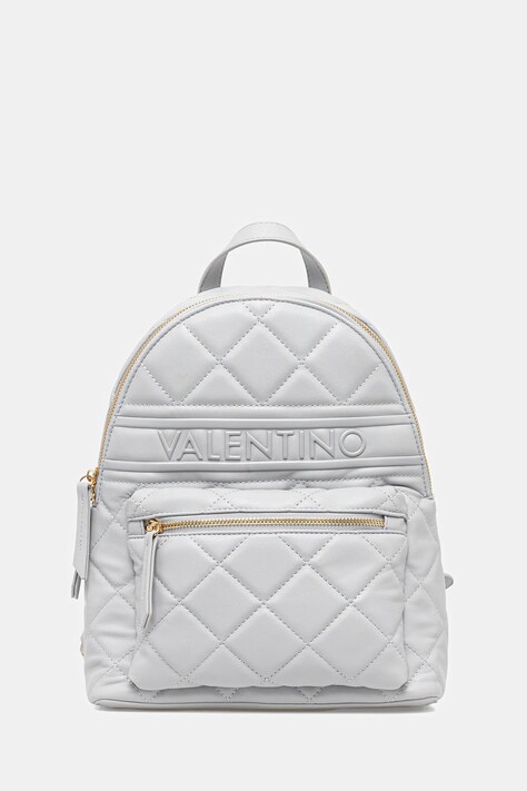 Рюкзак Valentino Bags колір сірий малий однотонна VBS51O07
