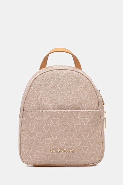 Valentino Bags plecak damski kolor beżowy mały wzorzysty VBS8GT20