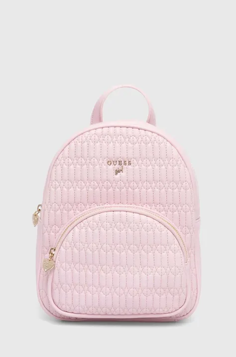 Dětský batoh Guess růžová barva, malý, hladký, J4YZ16 WGCT0