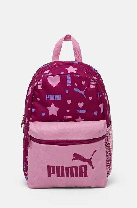 Детский рюкзак Puma Phase Small Backpack цвет розовый маленький с принтом 798791