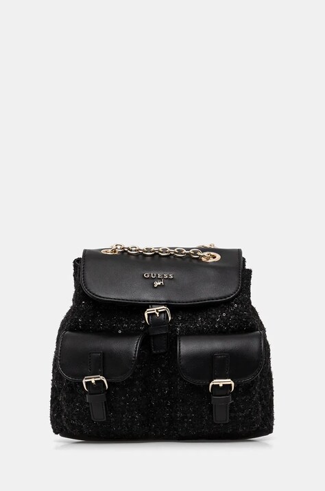 Guess ghiozdan copii culoarea negru, mic, modelator, J4BZ36 WGLX0