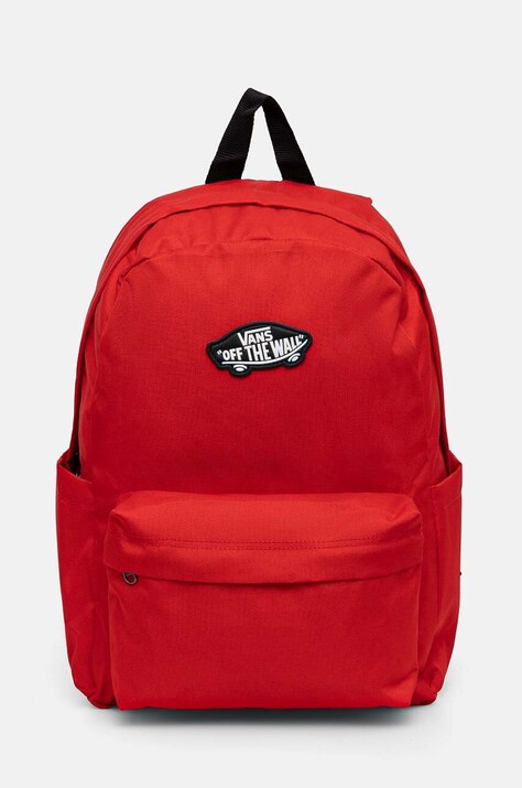 Dětský batoh Vans Old Skool Grom Backpack červená barva, velký, hladký, VN000H56IZQ1