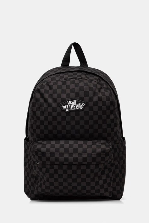 Dětský batoh Vans Old Skool Grom Check Backpack černá barva, velký, vzorovaný, VN000J3KBA51
