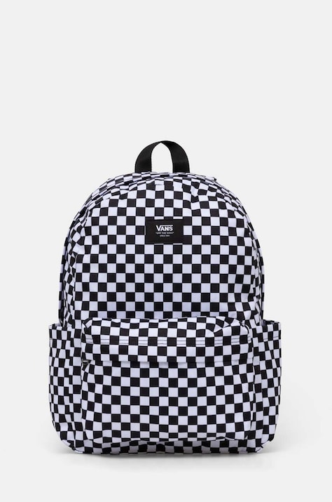 Batoh Vans Old Skool Grom Check Backpack černá barva, velký, vzorovaný, VN000J3KY281