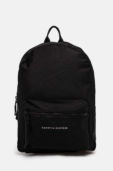 Batoh Tommy Hilfiger černá barva, velký, hladký, AU0AU01864