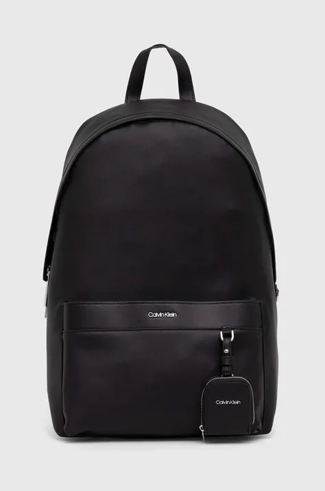 Batoh Calvin Klein pánský, černá barva, velký, hladký, K50K511846