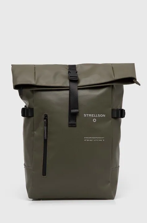 Strellson plecak Stockwell Eddie męski kolor zielony duży gładki 4010003047