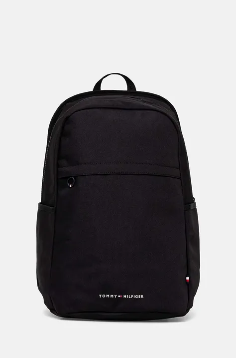 Рюкзак Tommy Hilfiger мужской цвет чёрный большой с принтом AM0AM12455