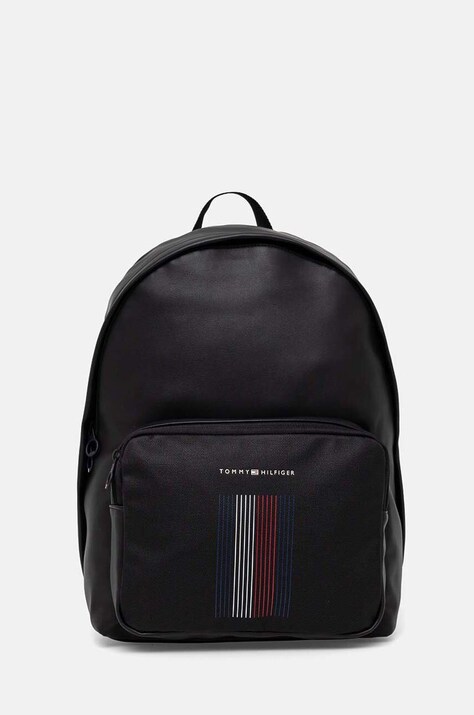 Ruksak Tommy Hilfiger za muškarce, boja: crna, veliki, bez uzorka, AM0AM12598