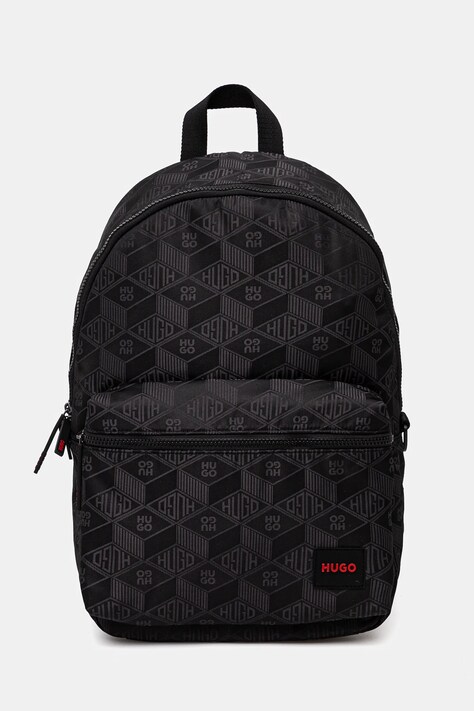 HUGO rucsac barbati, culoarea negru, mare, modelator, 50529424