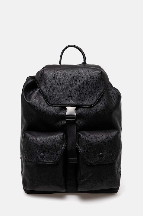 Рюкзак Calvin Klein Jeans чоловічий колір чорний великий однотонний K50K512544