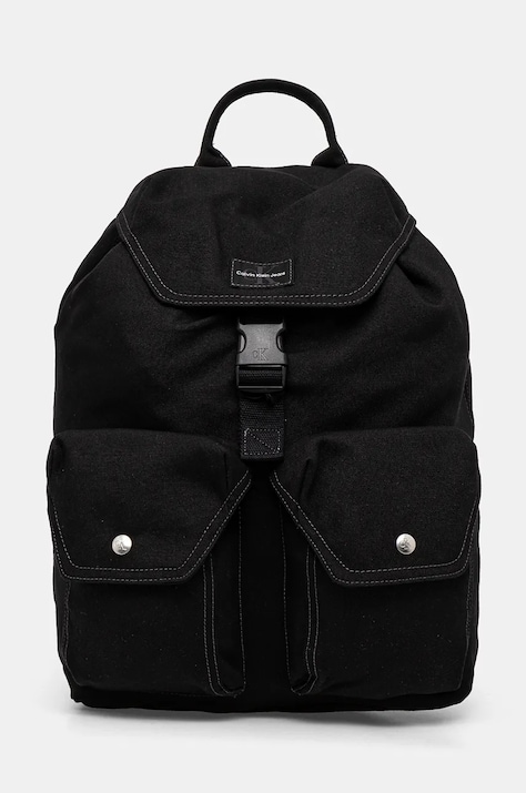 Calvin Klein Jeans plecak męski kolor czarny duży gładki K50K512576