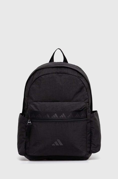 Σακίδιο πλάτης adidas χρώμα: μαύρο, IS5688